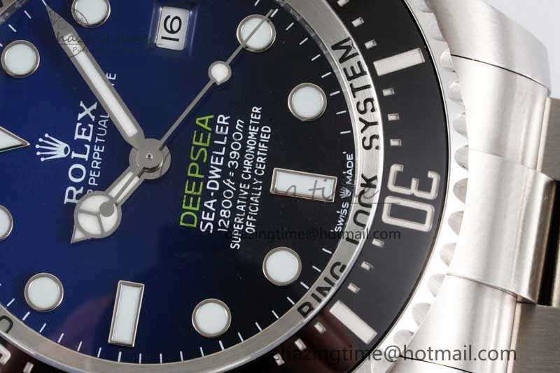 Sea-Dweller 126660 APF Best Edition Black Blue Dial on SS Bracelet VR ZeroBulk 2034