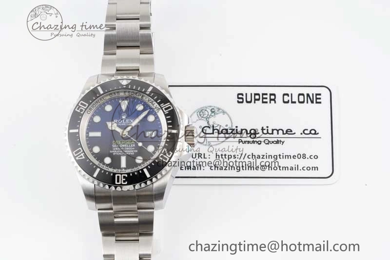 Sea-Dweller 126660 APF Best Edition Black Blue Dial on SS Bracelet VR ZeroBulk 2034