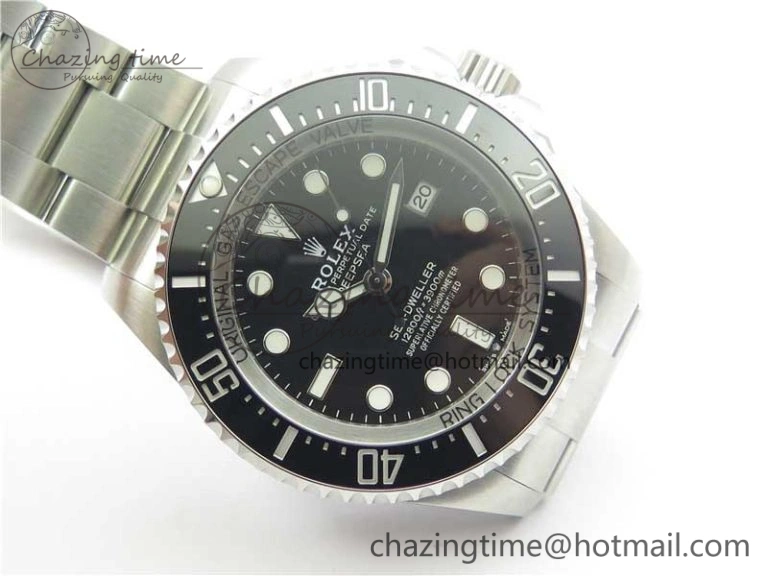 Sea-Dweller 126660 Black Ceramic ARF 1:1 Best Edition 904L SS Case and Bracelet A2824 V Efficient 2990