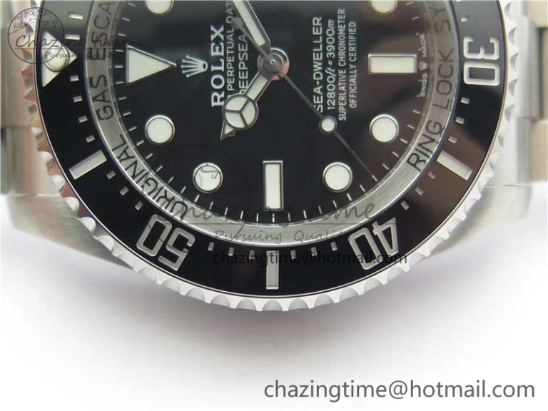 Sea-Dweller 126660 Black Ceramic ARF 1:1 Best Edition 904L SS Case and Bracelet A2824 V Efficient 2990