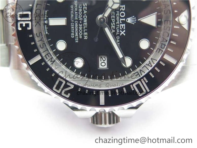 Sea-Dweller 126660 Black Ceramic ARF 1:1 Best Edition 904L SS Case and Bracelet A2824 V Efficient 2990