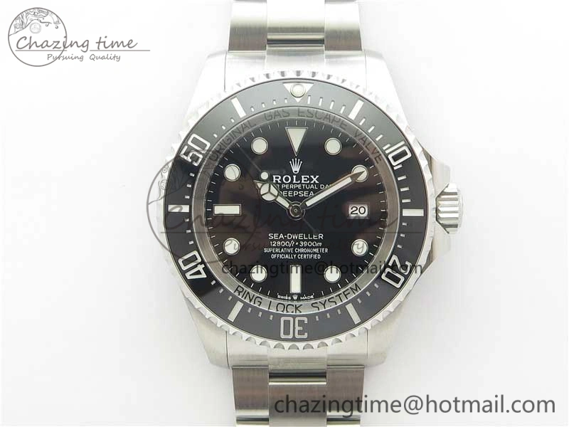 Sea-Dweller 126660 Black Ceramic ARF 1:1 Best Edition 904L SS Case and Bracelet A2824 V Efficient 2990