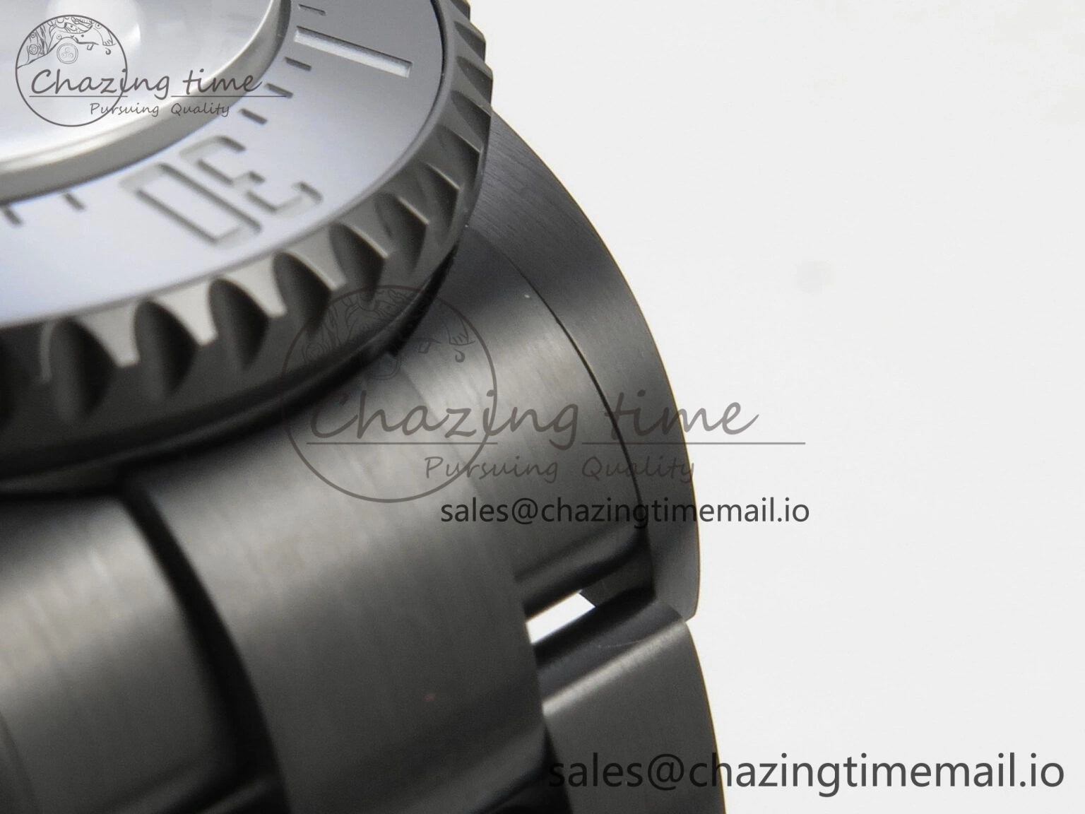SmoothTexture Sea-Dweller 126660 Blacken GMF 1:1 Best Edition Black Ombre Dial On DLC Bracelet SH 94