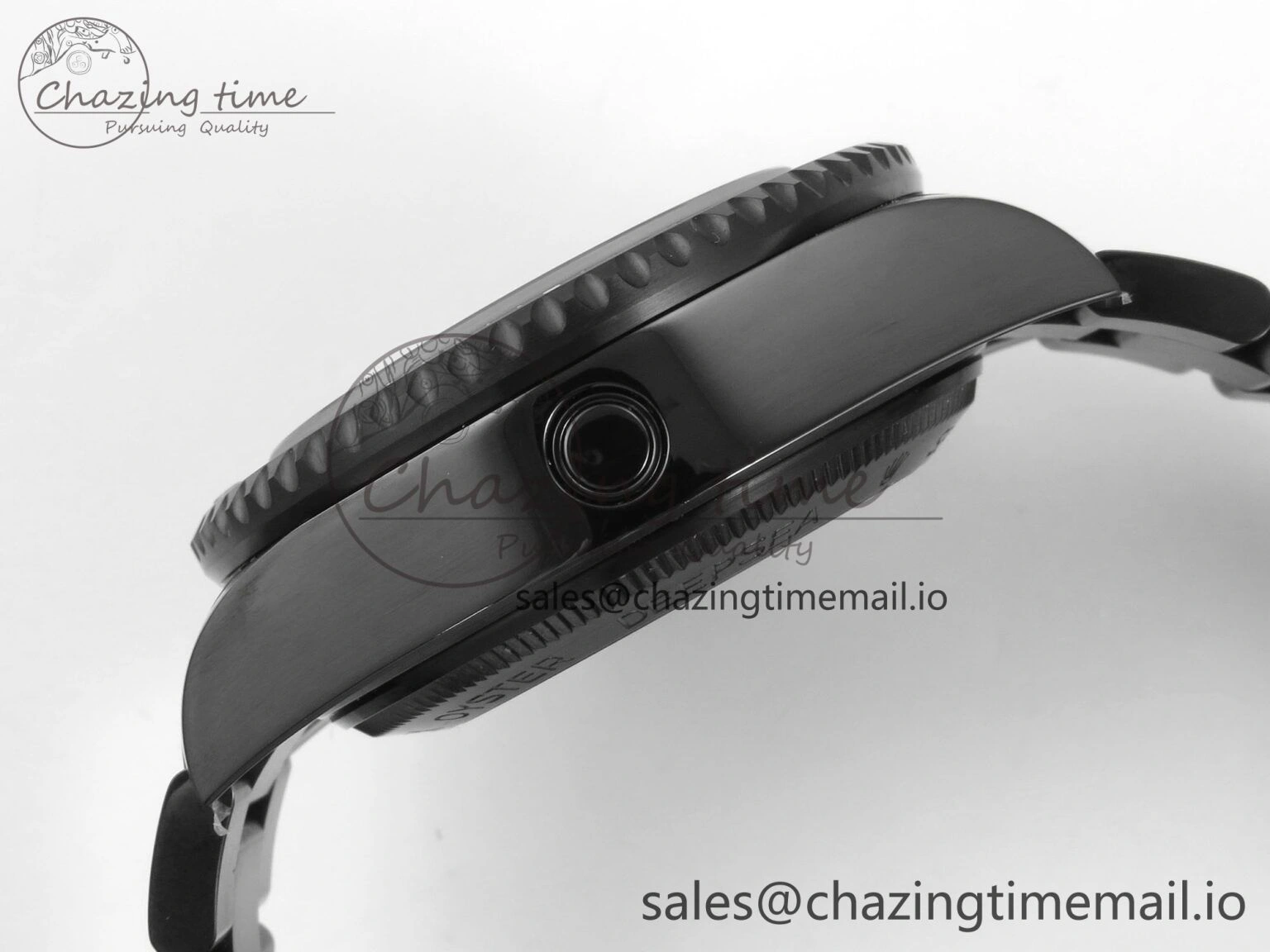 SmoothTexture Sea-Dweller 126660 Blacken GMF 1:1 Best Edition Black Ombre Dial On DLC Bracelet SH 94