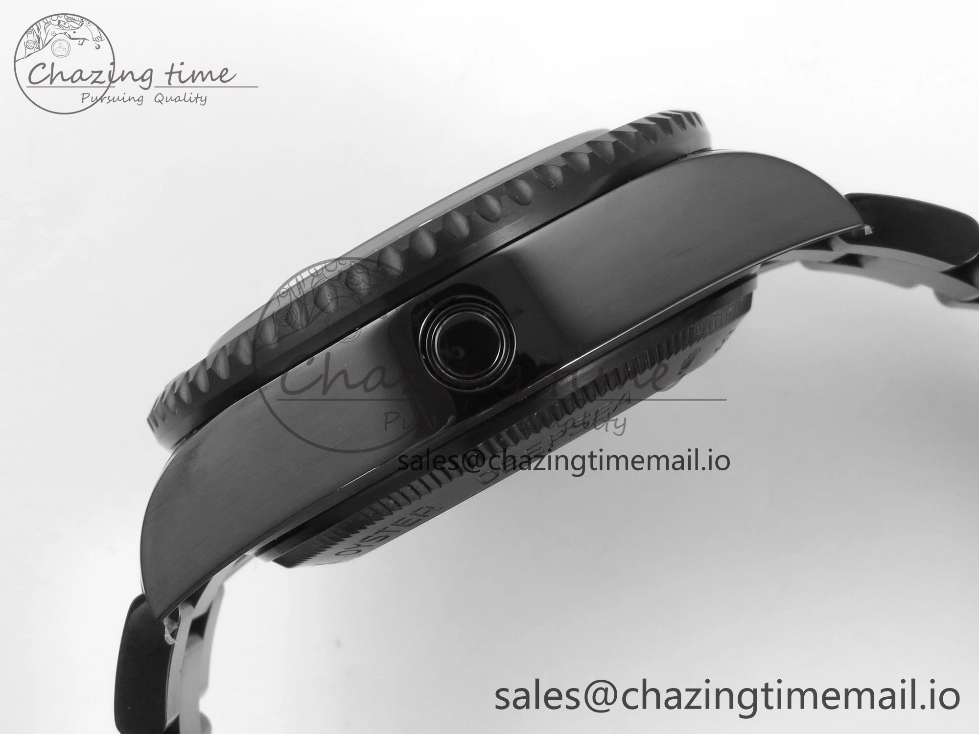 SmoothTexture Sea-Dweller 126660 Blacken GMF 1:1 Best Edition Black Ombre Dial On DLC Bracelet SH 94