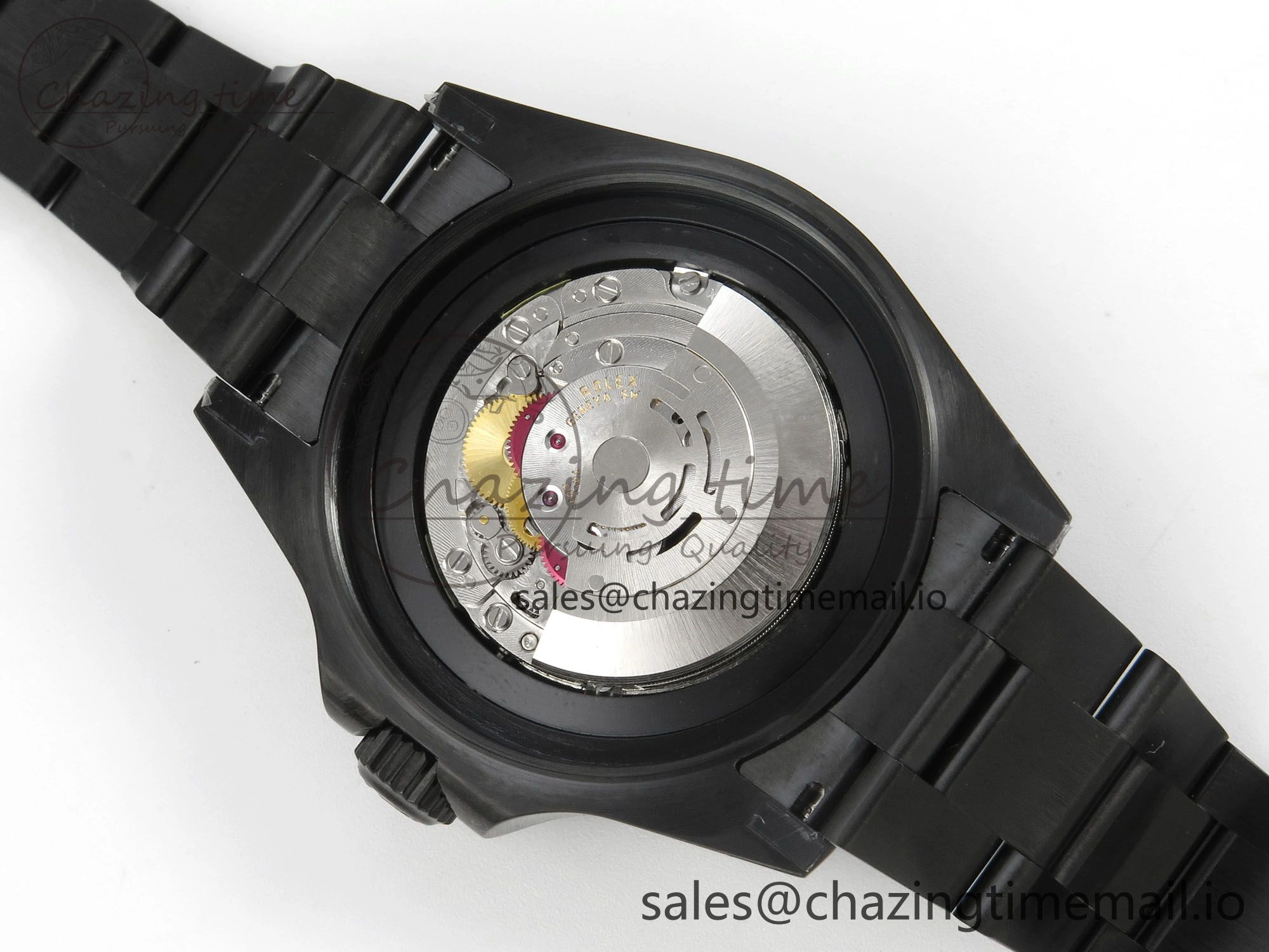 SmoothTexture Sea-Dweller 126660 Blacken GMF 1:1 Best Edition Black Ombre Dial On DLC Bracelet SH 94