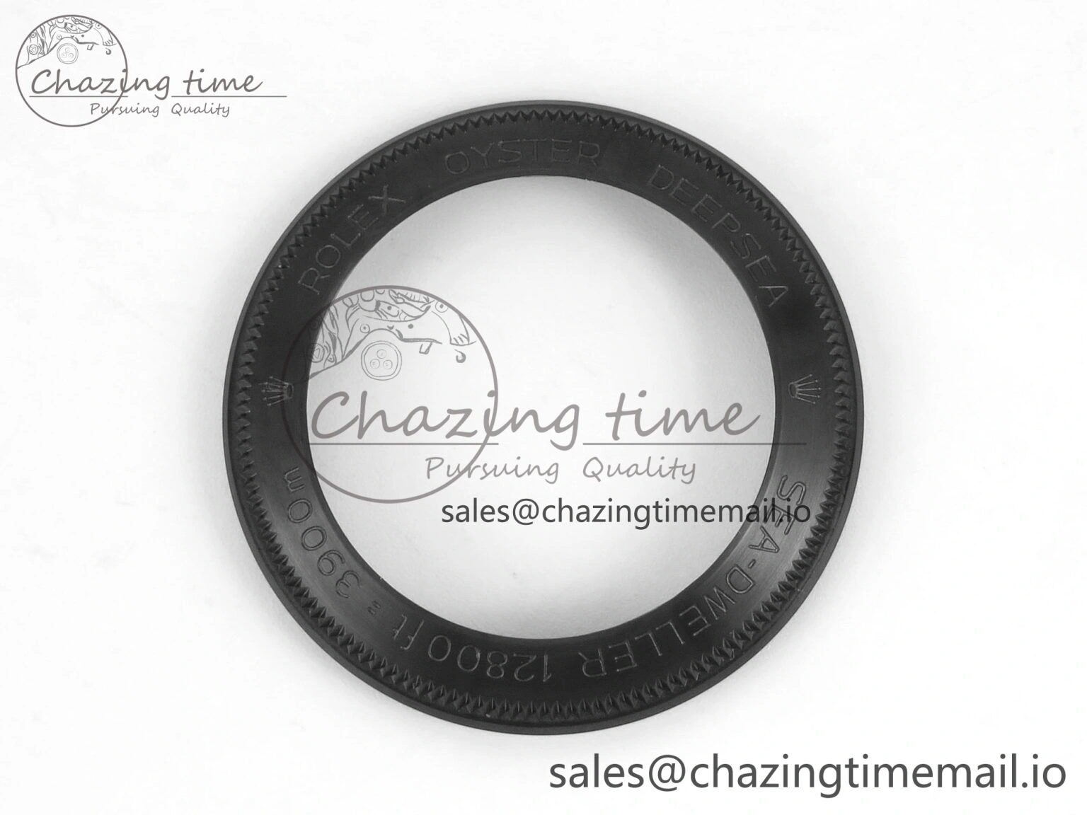 SmoothTexture Sea-Dweller 126660 Blacken GMF 1:1 Best Edition Black Ombre Dial On DLC Bracelet SH 94