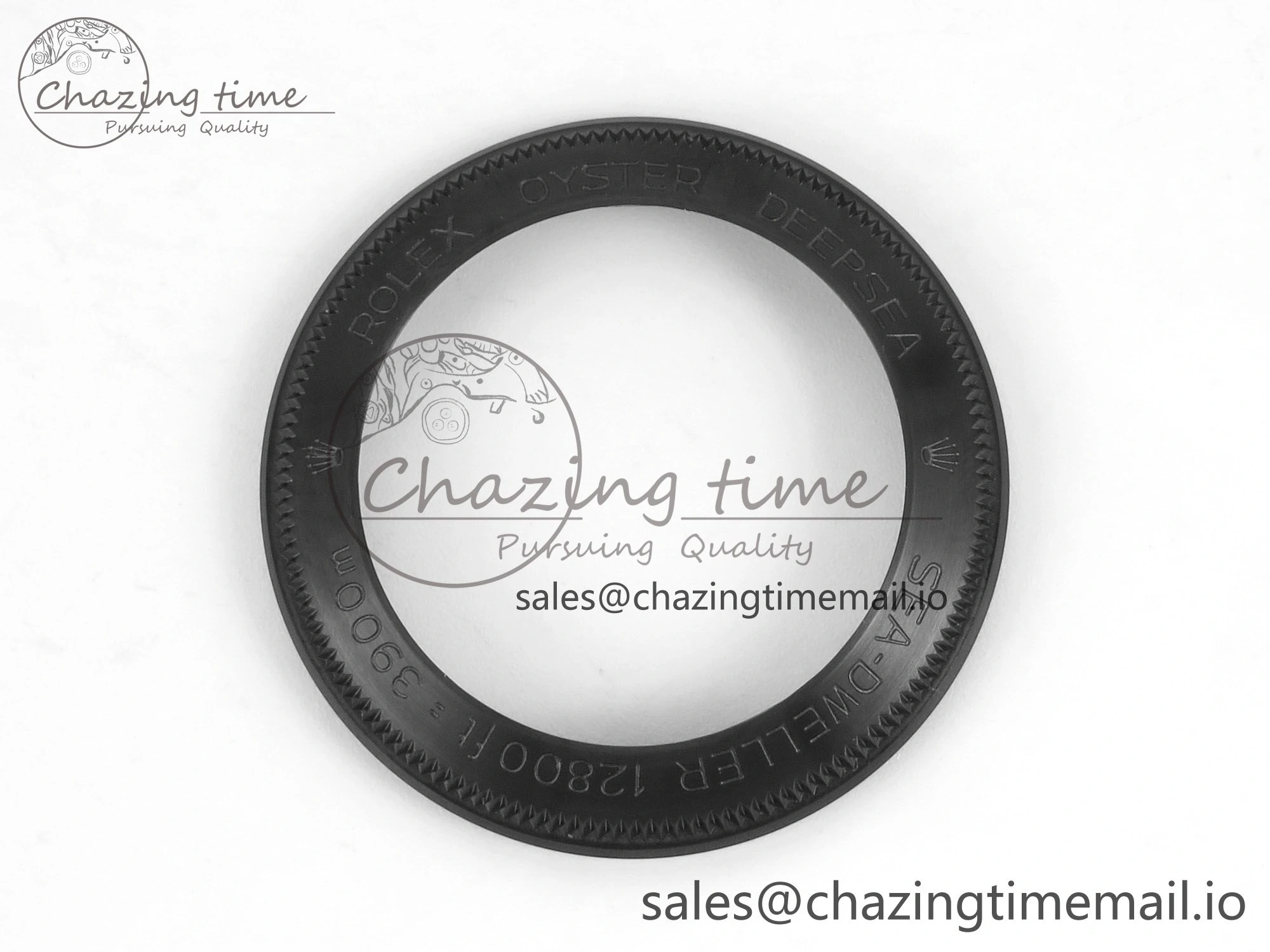 SmoothTexture Sea-Dweller 126660 Blacken GMF 1:1 Best Edition Black Ombre Dial On DLC Bracelet SH 94