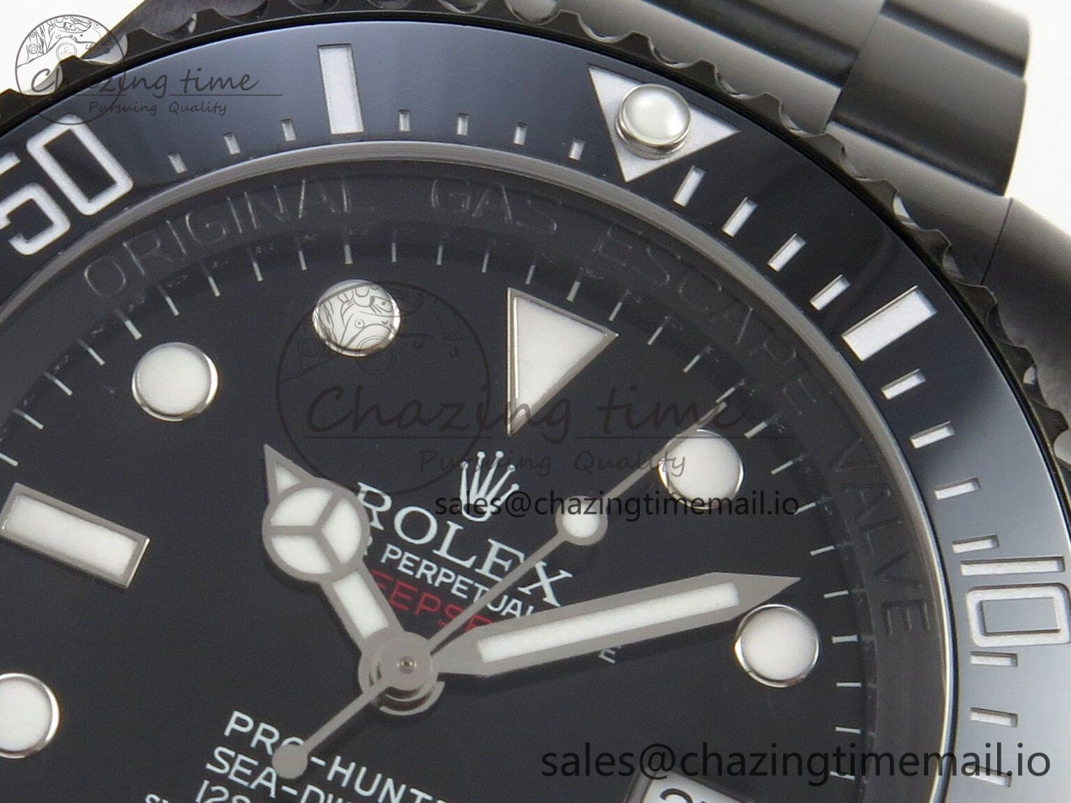 Sea-Dweller 126660 Blacken GMF 1:1 Best Edition Black Ombre Dial On DLC Bracelet SH Original 111