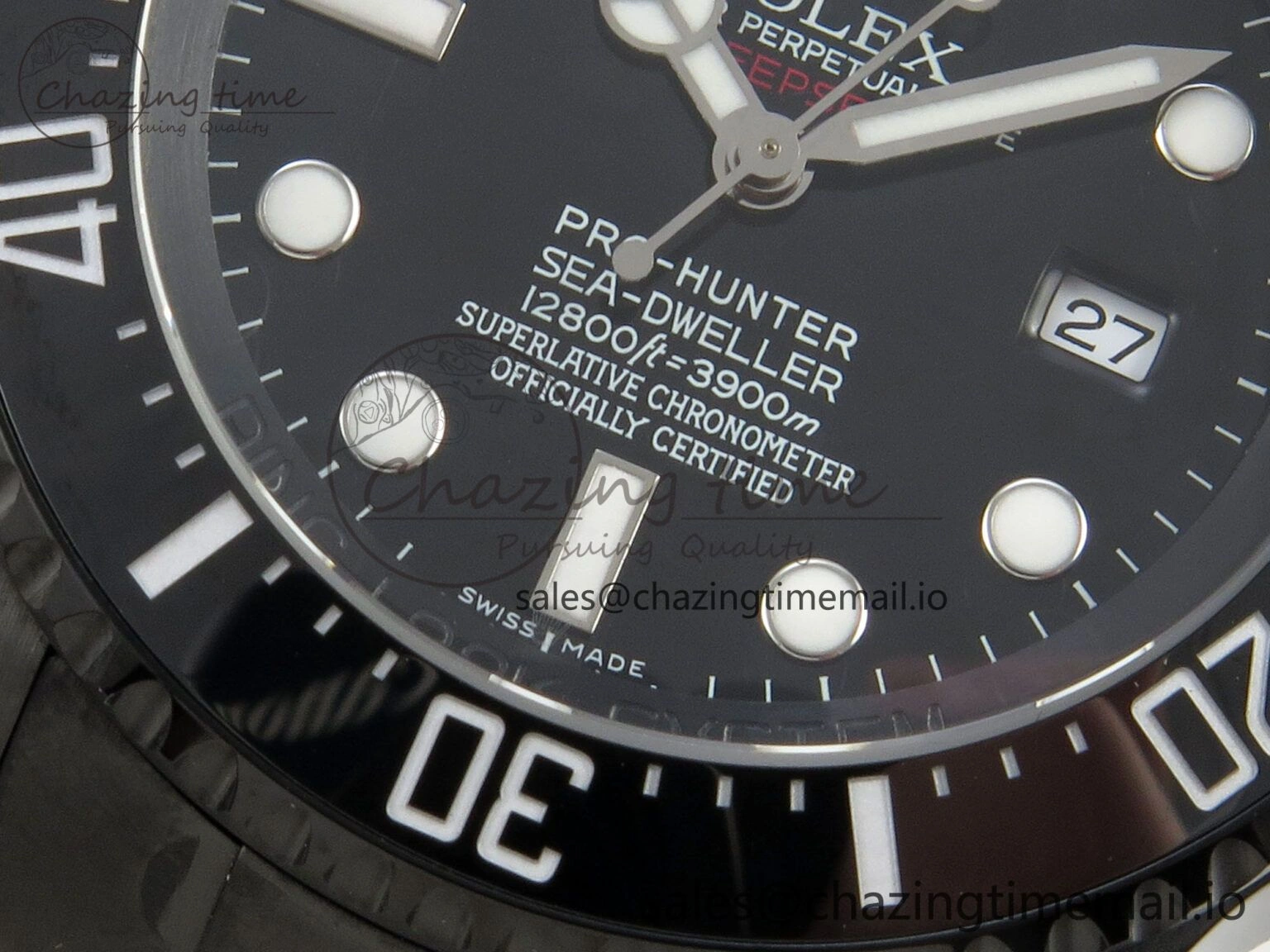 Sea-Dweller 126660 Blacken GMF 1:1 Best Edition Black Ombre Dial On DLC Bracelet SH Original 111