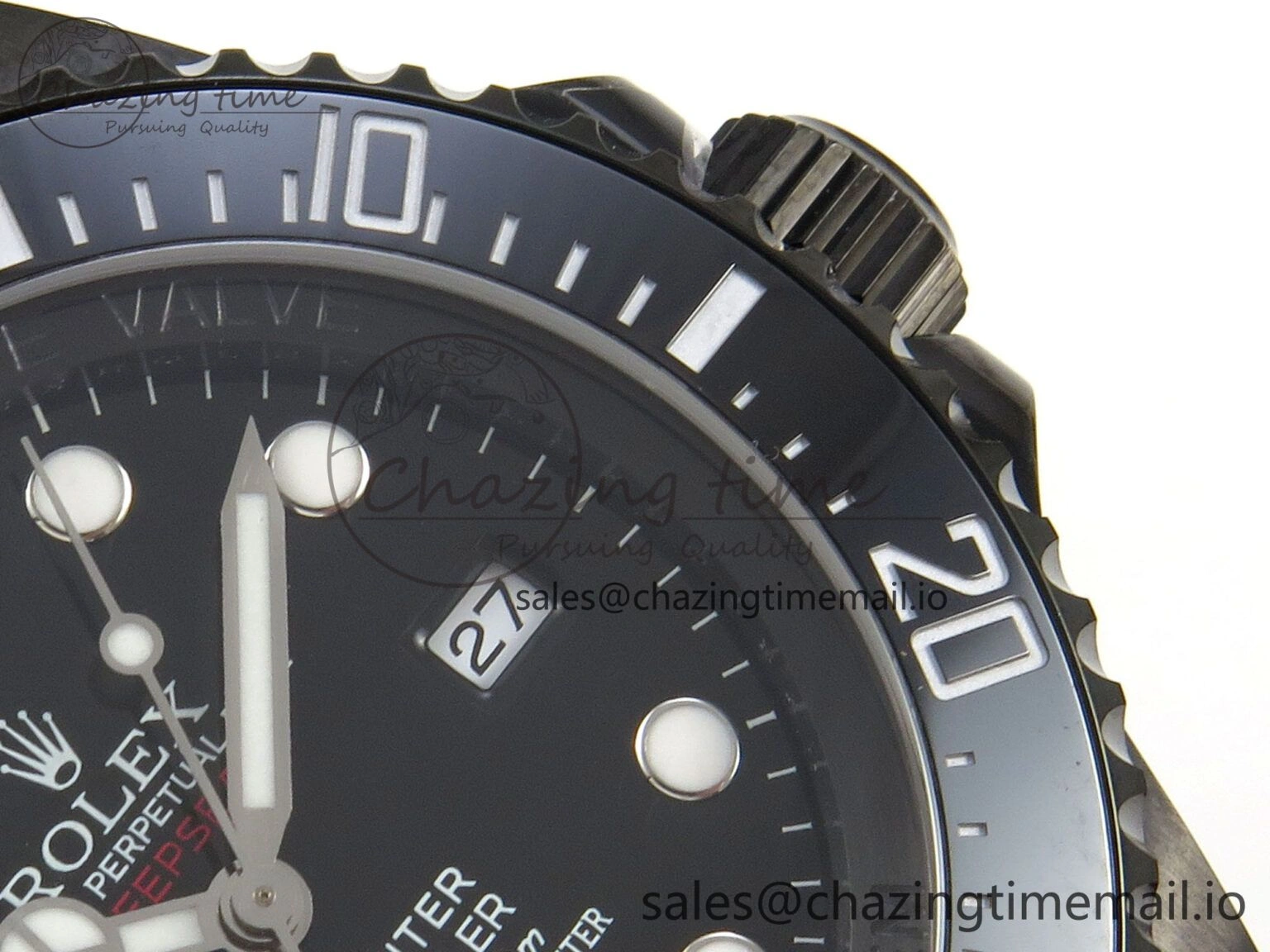Sea-Dweller 126660 Blacken GMF 1:1 Best Edition Black Ombre Dial On DLC Bracelet SH Original 111