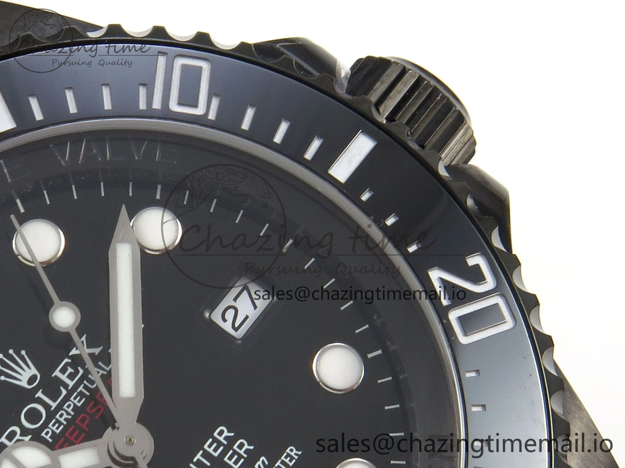 Sea-Dweller 126660 Blacken GMF 1:1 Best Edition Black Ombre Dial On DLC Bracelet SH Original 111