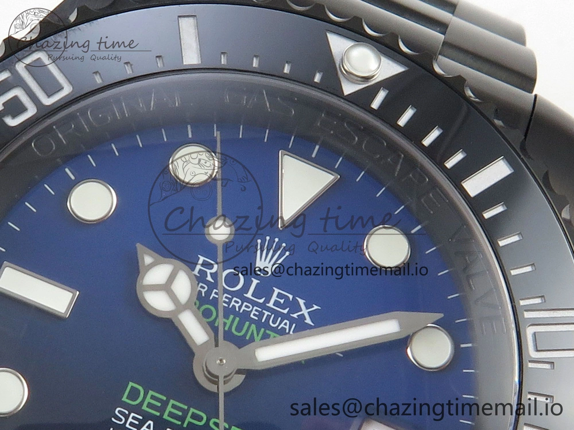 Sea-Dweller 126660 Blacken GMF 1:1 Best Edition Blue Ombre Dial On DLC Bracelet SH EyeCatching 108