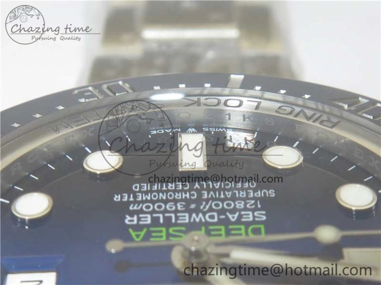 Trendsetting Sea-Dweller 126660 ‘D-Blue’ Noob 1:1 Best Edition 904L SS Case and Bracelet A3235 Clone 3206