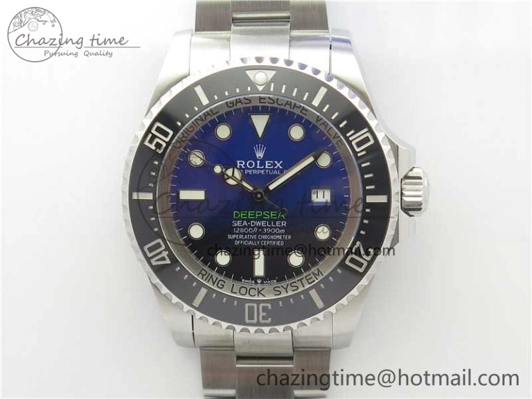 Trendsetting Sea-Dweller 126660 ‘D-Blue’ Noob 1:1 Best Edition 904L SS Case and Bracelet A3235 Clone 3206