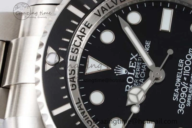 HighPerformance Sea-Dweller 126660 No Date APF Best Edition Black Dial on SS Bracelet VR 2031