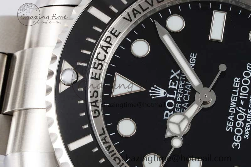 HighPerformance Sea-Dweller 126660 No Date APF Best Edition Black Dial on SS Bracelet VR 2031