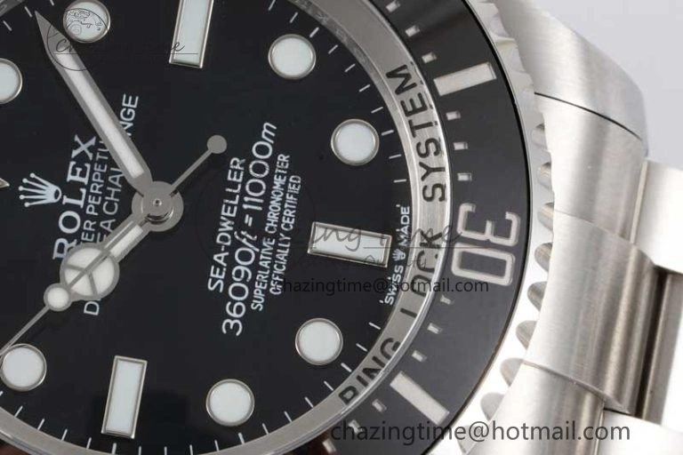 HighPerformance Sea-Dweller 126660 No Date APF Best Edition Black Dial on SS Bracelet VR 2031