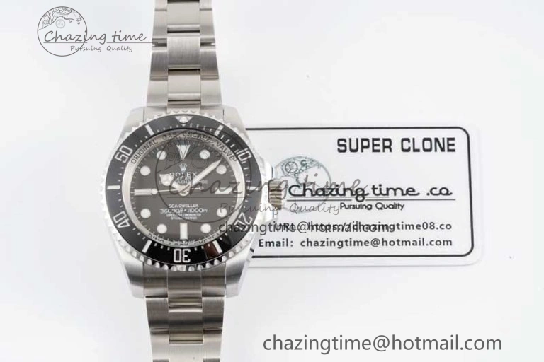 HighPerformance Sea-Dweller 126660 No Date APF Best Edition Black Dial on SS Bracelet VR 2031