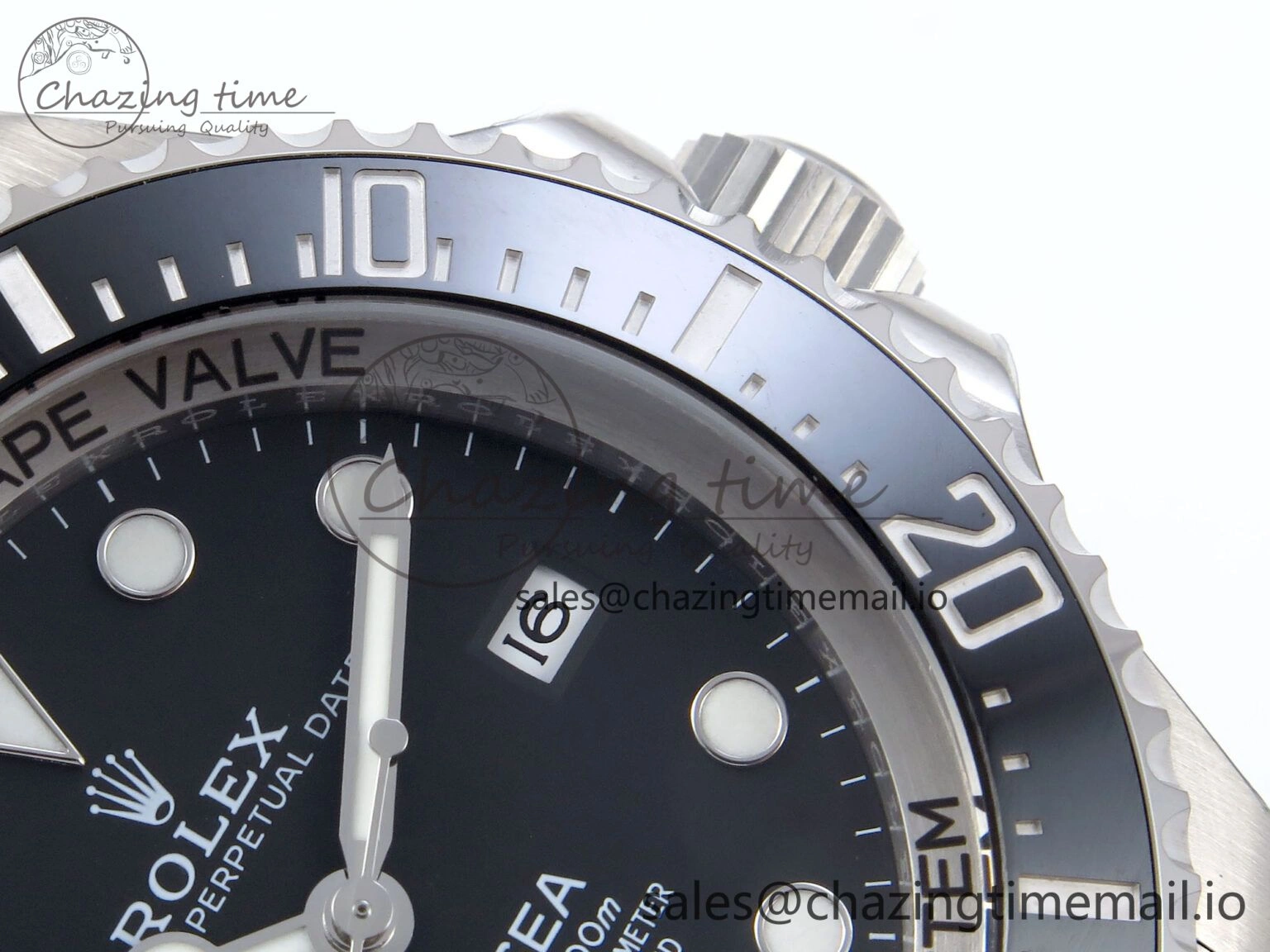 Sea-Dweller 136660 904L SS EWEF Best Edition Black Dial on SS Bracelet A SunProtective 912