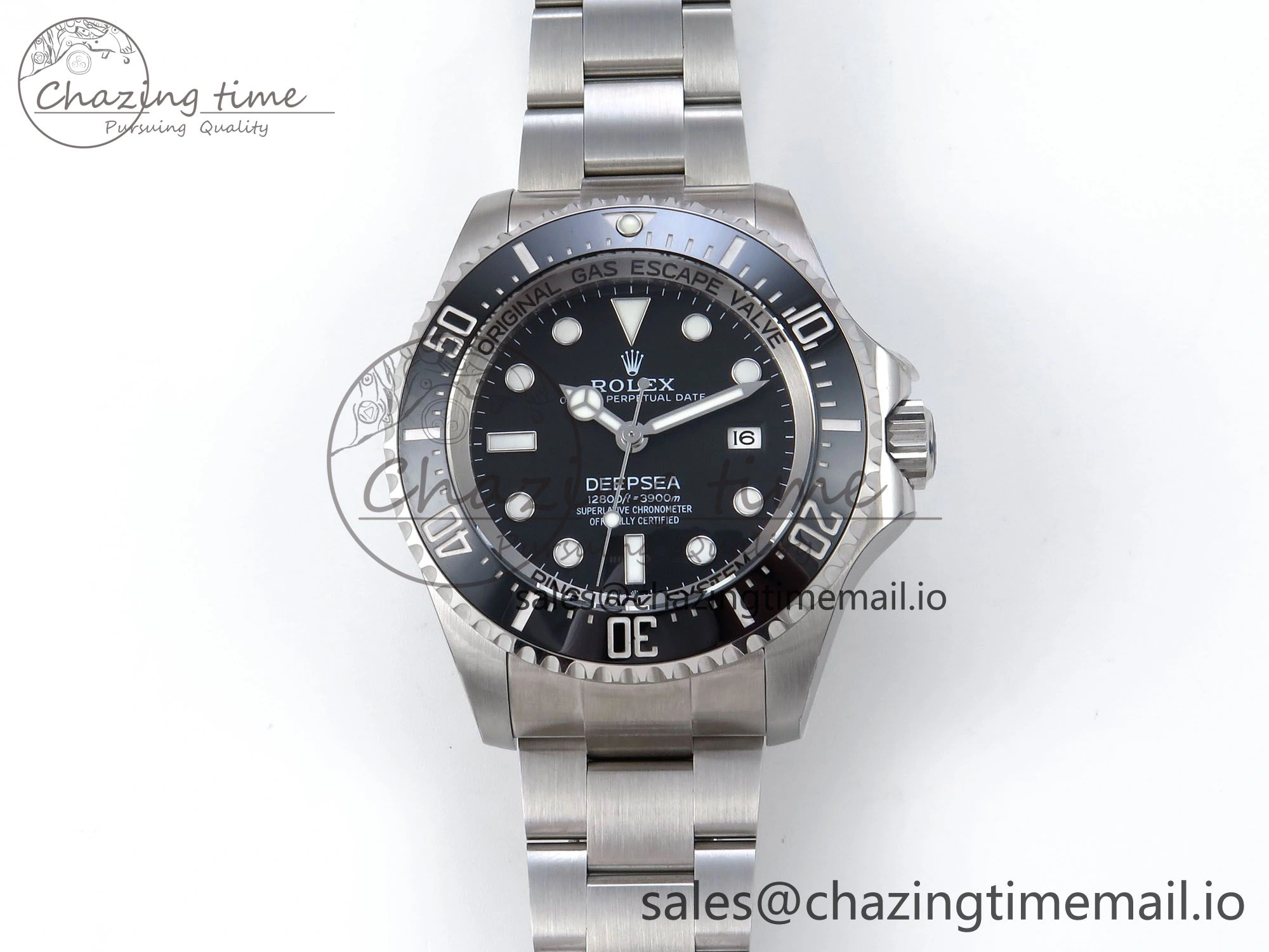 Sea-Dweller 136660 904L SS EWEF Best Edition Black Dial on SS Bracelet A SunProtective 912