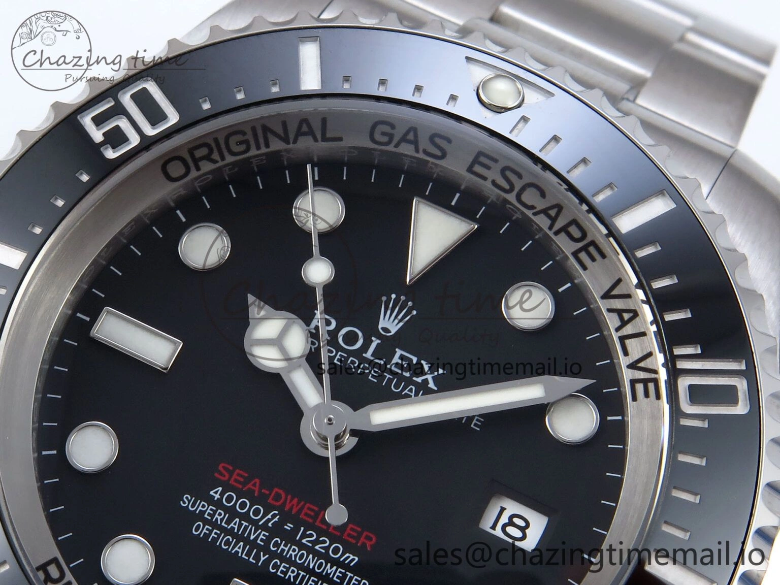 Sea-Dweller 136660 904L SS EWEF Best Edition Black Dial on SS Bracelet A Breathable 913