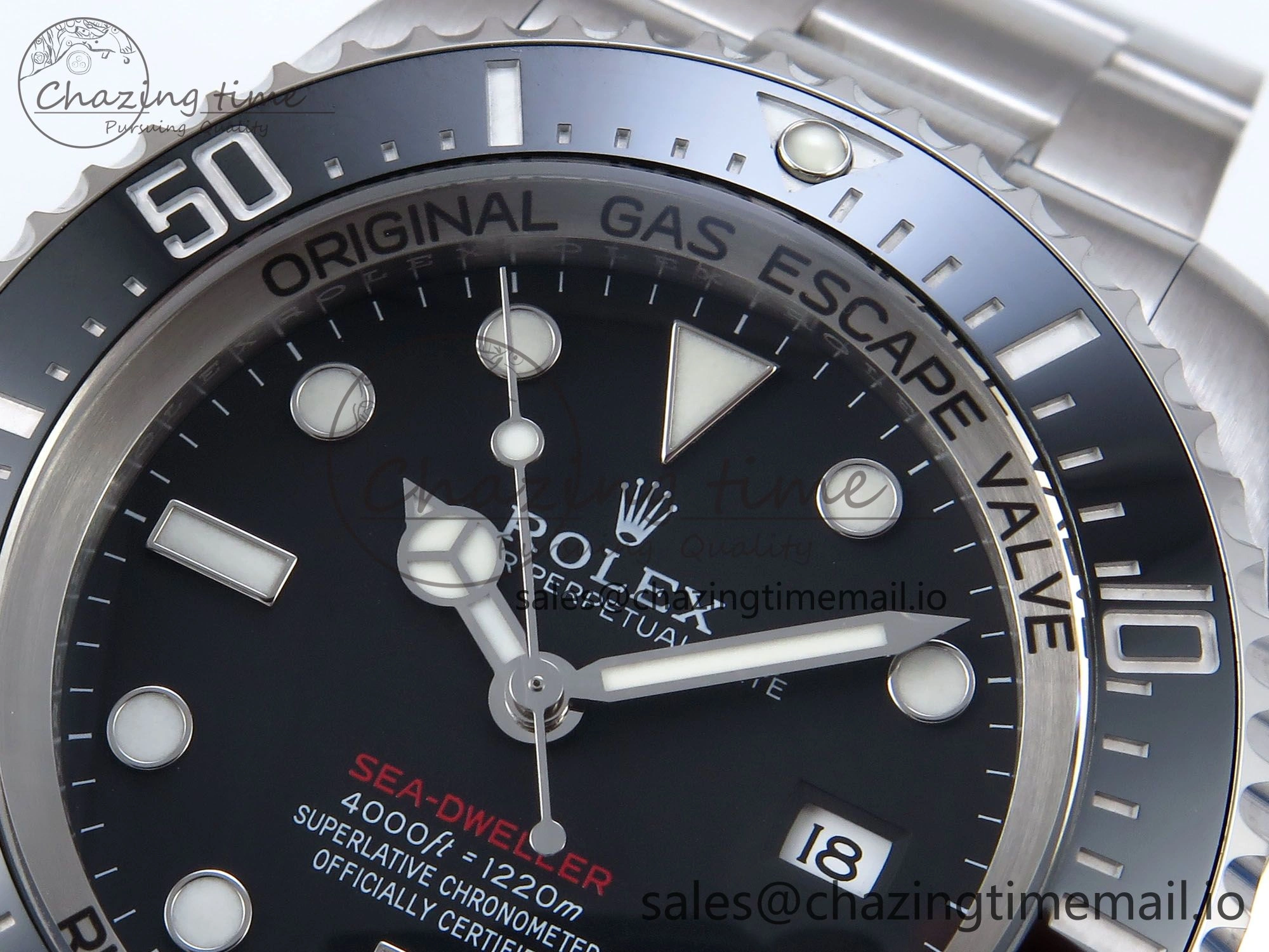Sea-Dweller 136660 904L SS EWEF Best Edition Black Dial on SS Bracelet A Breathable 913