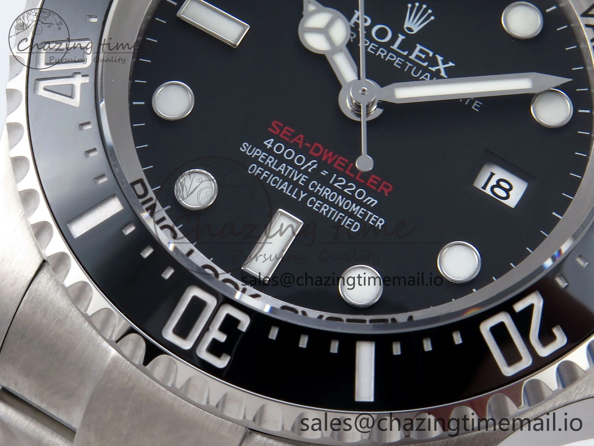 Sea-Dweller 136660 904L SS EWEF Best Edition Black Dial on SS Bracelet A Breathable 913