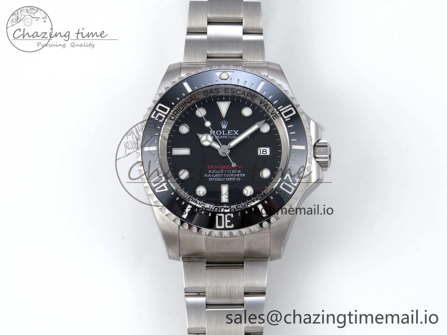 Sea-Dweller 136660 904L SS EWEF Best Edition Black Dial on SS Bracelet A Breathable 913