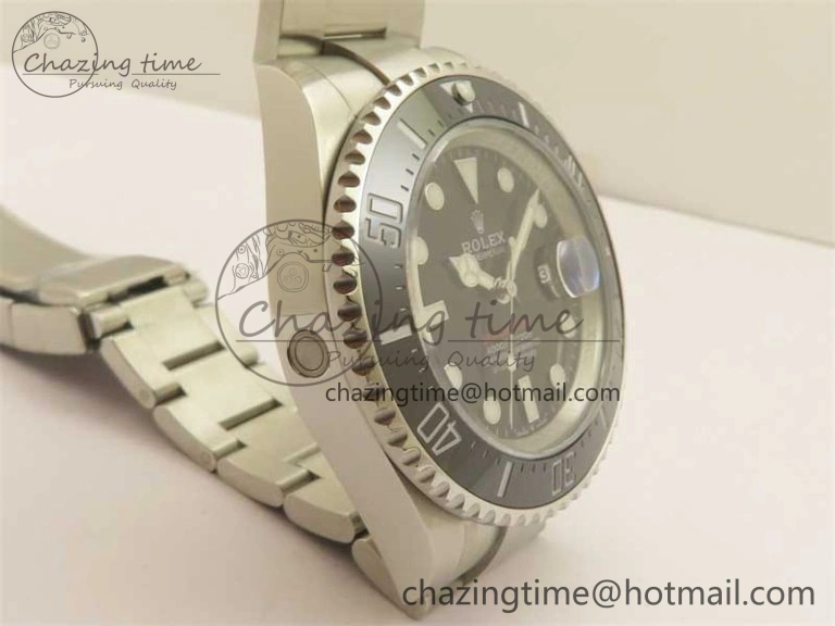 Sea-Dweller 2017 Baselworld 126600 3EF 1:1 Best Edition Black Dial on SS Bracelet A3235 Clone WellDesigned 2487