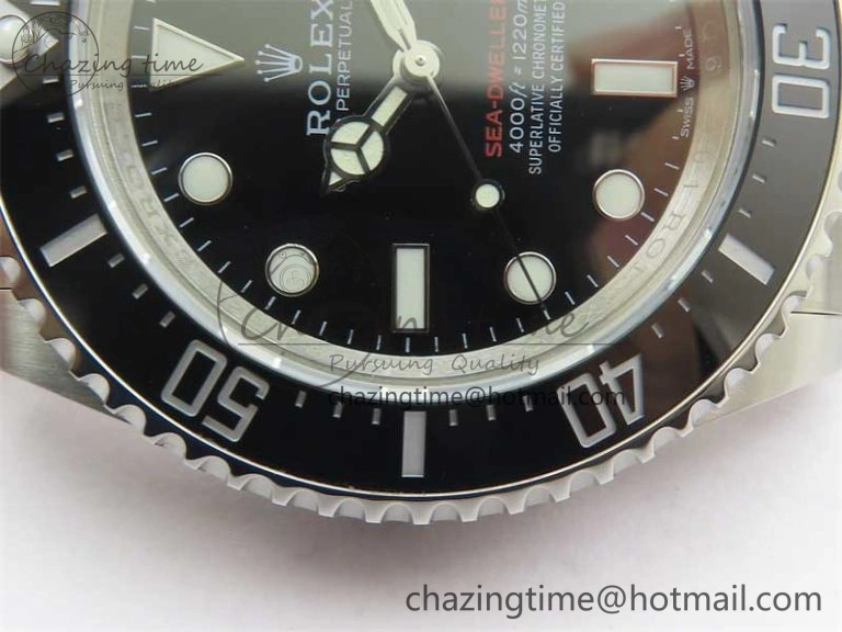 Sea-Dweller 2017 Baselworld 126600 3EF 1:1 Best Edition Black Dial on SS Bracelet A3235 Clone WellDesigned 2487