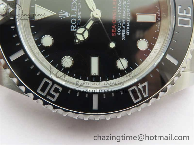 Sea-Dweller 2017 Baselworld 126600 3EF 1:1 Best Edition Black Dial on SS Bracelet A3235 Clone WellDesigned 2487