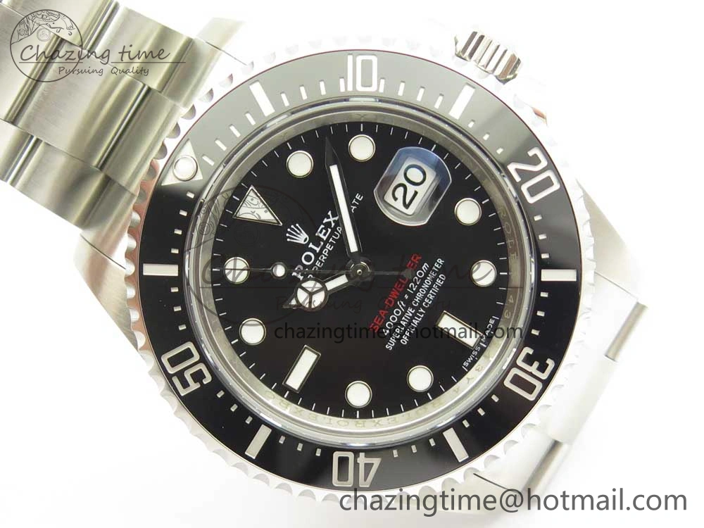 Chic Sea-Dweller 2017 Baselworld 126600 ARF 1:1 Best Edition 904L SS Case and Bracelet A2824 V 3289