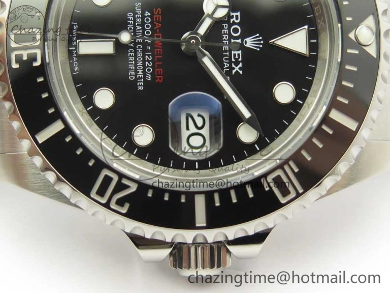Chic Sea-Dweller 2017 Baselworld 126600 ARF 1:1 Best Edition 904L SS Case and Bracelet A2824 V 3289