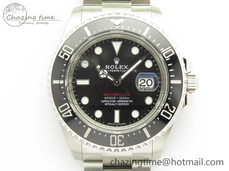 Chic Sea-Dweller 2017 Baselworld 126600 ARF 1:1 Best Edition 904L SS Case and Bracelet A2824 V 3289