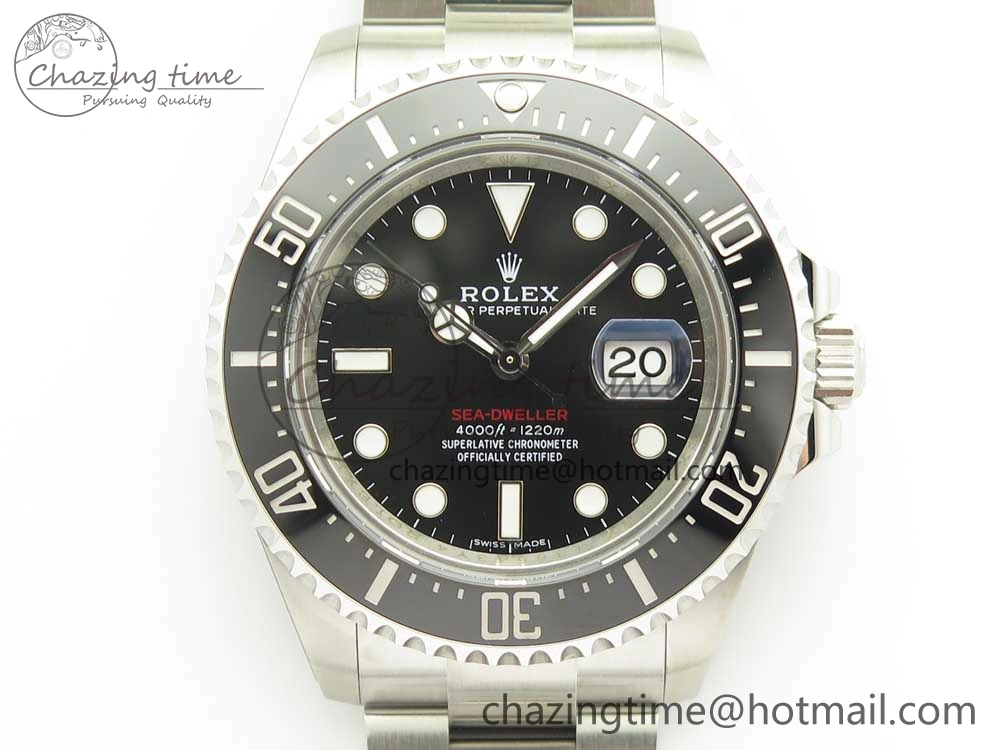 Chic Sea-Dweller 2017 Baselworld 126600 ARF 1:1 Best Edition 904L SS Case and Bracelet A2824 V 3289