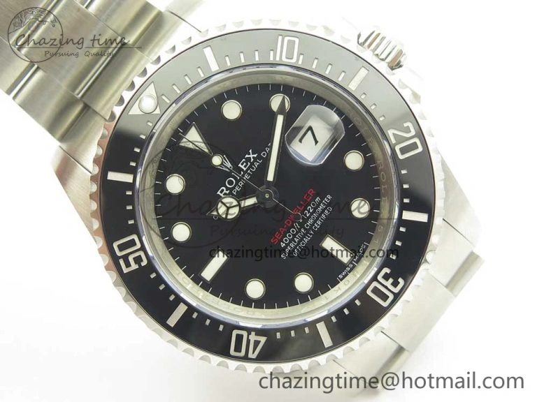 Sea-Dweller 2017 Baselworld 126600 Noob 1:1 Best Edition 904L Steel Black Dial on SS Bracelet A2836 V Attractive 3312