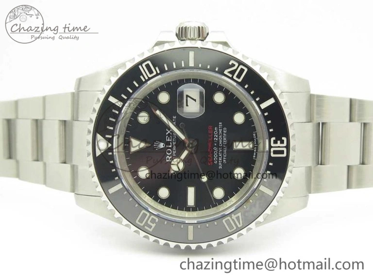 Sea-Dweller 2017 Baselworld 126600 Noob 1:1 Best Edition 904L Steel Black Dial on SS Bracelet A2836 V Attractive 3312