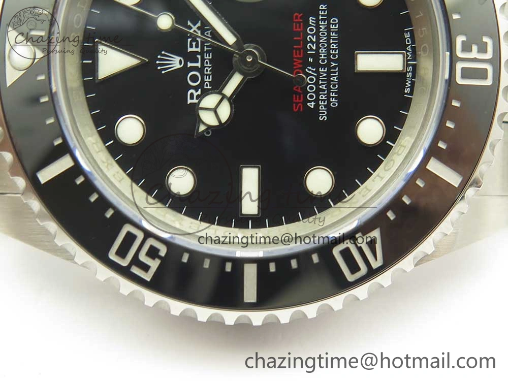 Sea-Dweller 2017 Baselworld 126600 Noob 1:1 Best Edition 904L Steel Black Dial on SS Bracelet A2836 V Attractive 3312