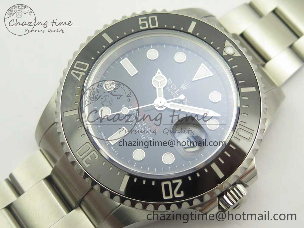 Sea-Dweller 2017 Baselworld 126600 Noob 1:1 Best Edition 904L Steel Black Dial on SS Bracelet A2836 V Attractive 3312