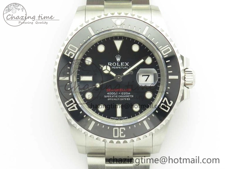 Sea-Dweller 2017 Baselworld 126600 Noob 1:1 Best Edition 904L Steel Black Dial on SS Bracelet A2836 V Attractive 3312