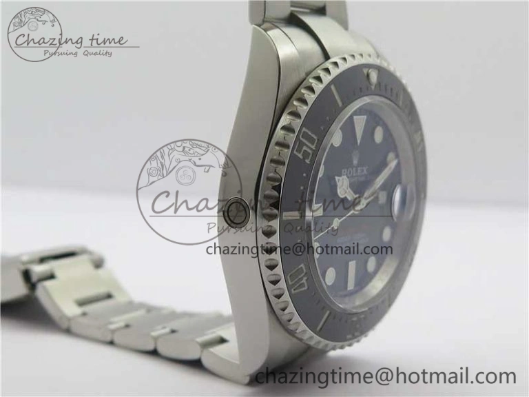 Sea-Dweller 2017 Baselworld 126600 Noob 1:1 Best Edition 904L Steel Black Dial on SS Bracelet A3235 Clone V EyeCatching 3209