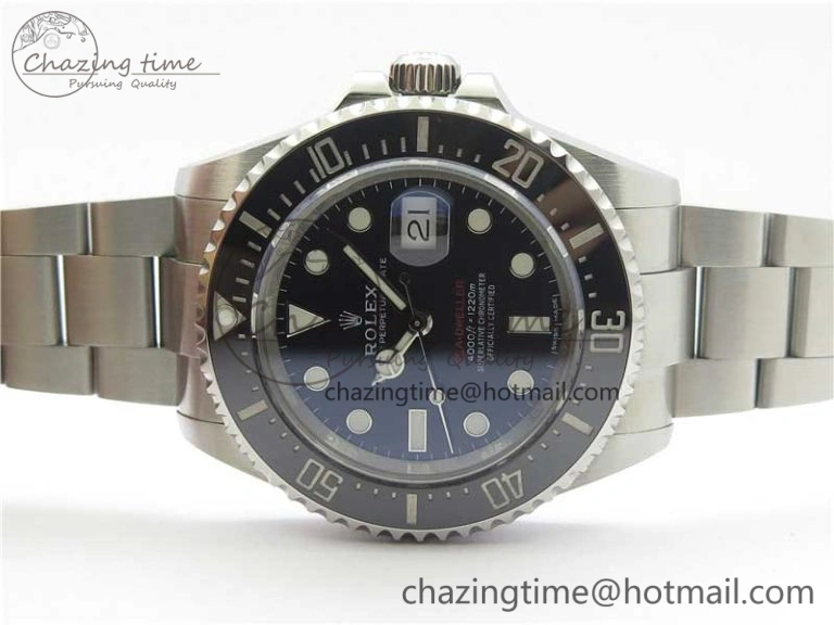 Sea-Dweller 2017 Baselworld 126600 Noob 1:1 Best Edition 904L Steel Black Dial on SS Bracelet A3235 Clone V EyeCatching 3209