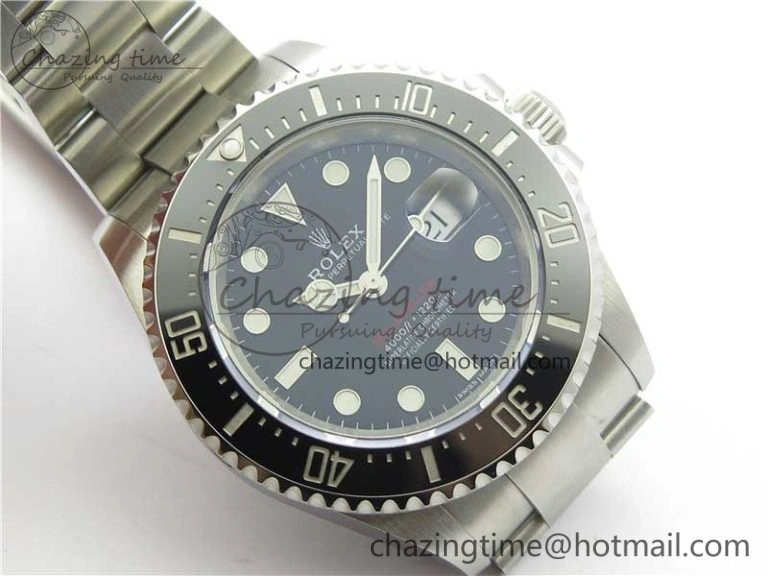 Sea-Dweller 2017 Baselworld 126600 Noob 1:1 Best Edition 904L Steel Black Dial on SS Bracelet A3235 Clone V EyeCatching 3209