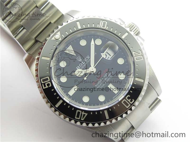 Sea-Dweller 2017 Baselworld 126600 Noob 1:1 Best Edition 904L Steel Black Dial on SS Bracelet A3235 Clone V EyeCatching 3209