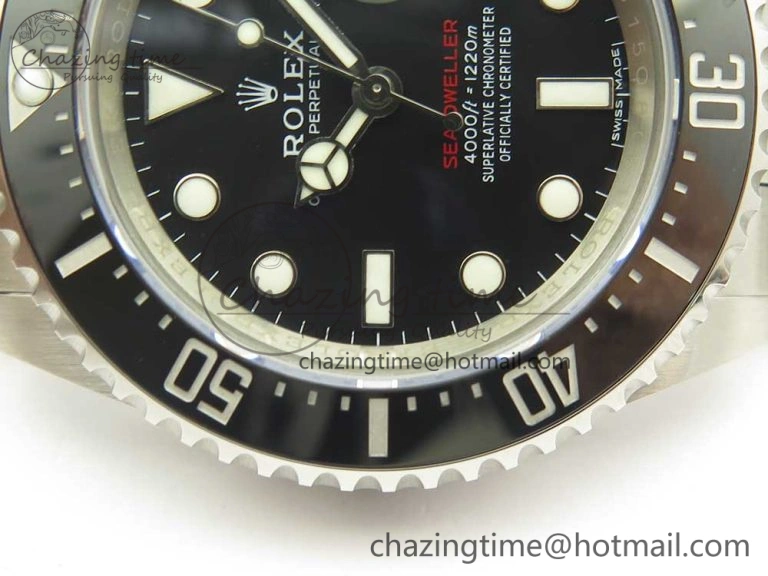 Sea-Dweller 2017 Baselworld 126600 Noob 1:1 Best Edition 904L Steel Black Dial on SS Bracelet A3235 V Comfortable 3315