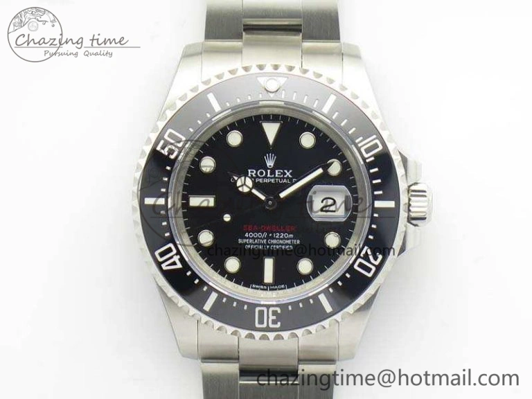 Sea-Dweller 2017 Baselworld 126600 Noob 1:1 Best Edition Black Dial On SS Bracelet A Durable 3515