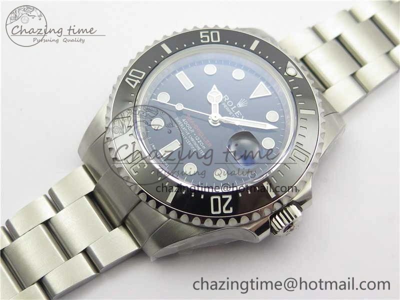 EyeCatching Sea-Dweller 2017 Baselworld 126600 Noob 1:1 Best Edition Black Dial on SS Bracelet A2836 V 3065