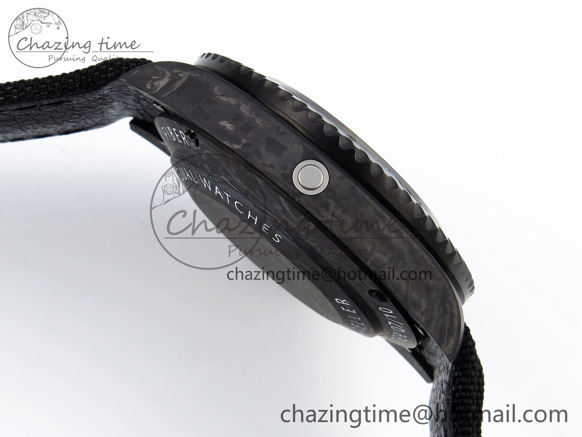 Sea Dweller 43mm Carbon DIWF Best Edition Black Dial Orange Markers on Black Nylon Strap A Supportive 1671