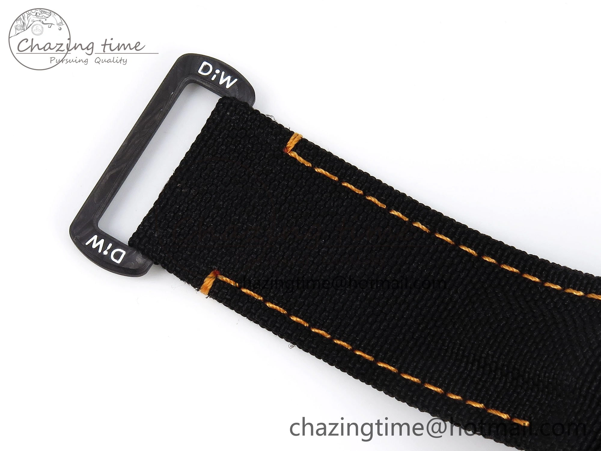 Sea Dweller 43mm Carbon DIWF Best Edition Black Dial Orange Markers on Black Nylon Strap A Supportive 1671